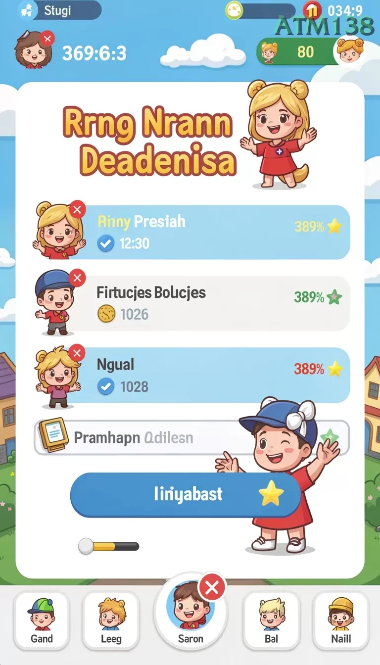 Cuplikan layar DEWANAGA77 — menu navigasi