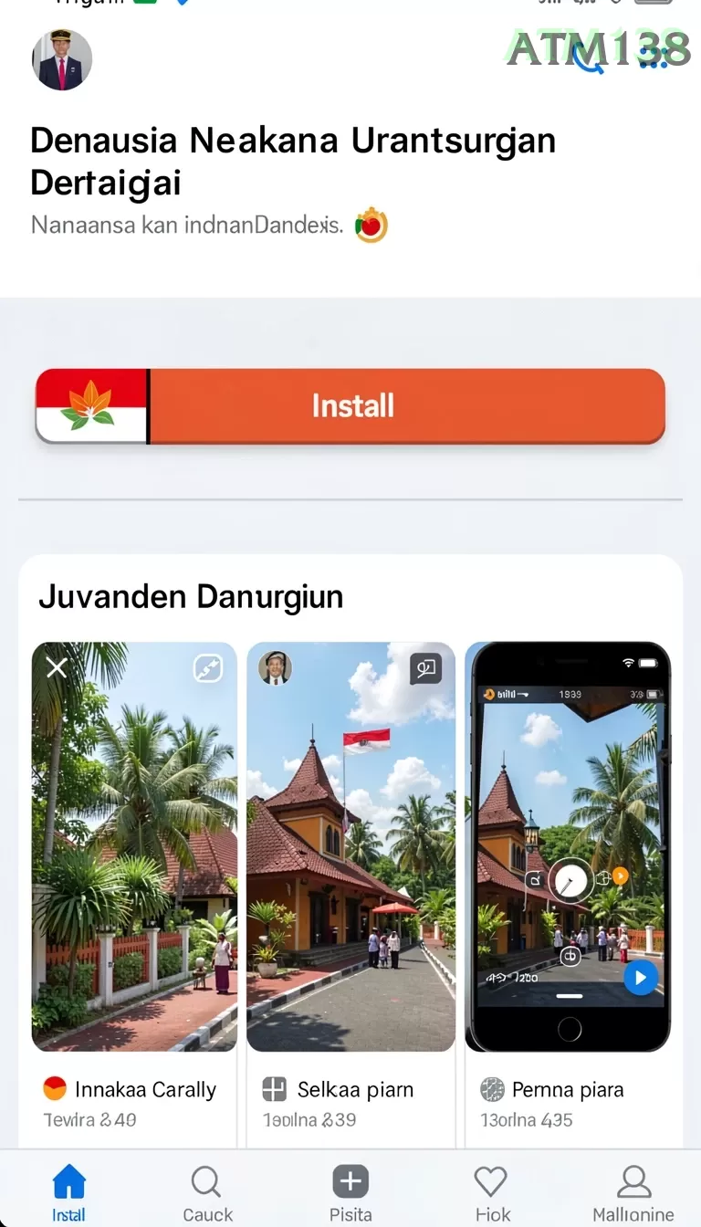 Cuplikan layar DEWANAGA77 — halaman utama