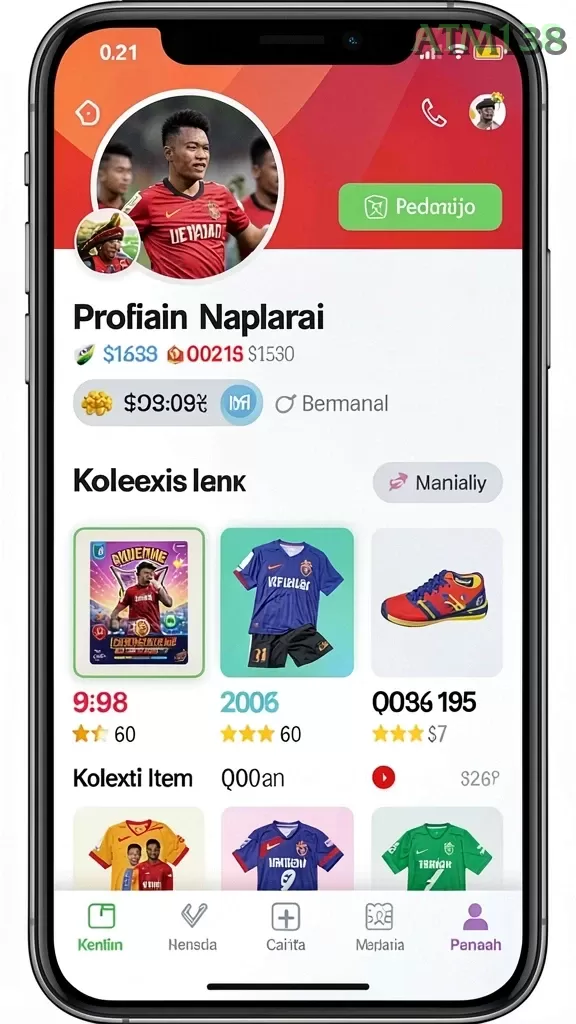 Cuplikan layar WIN88 — menu navigasi